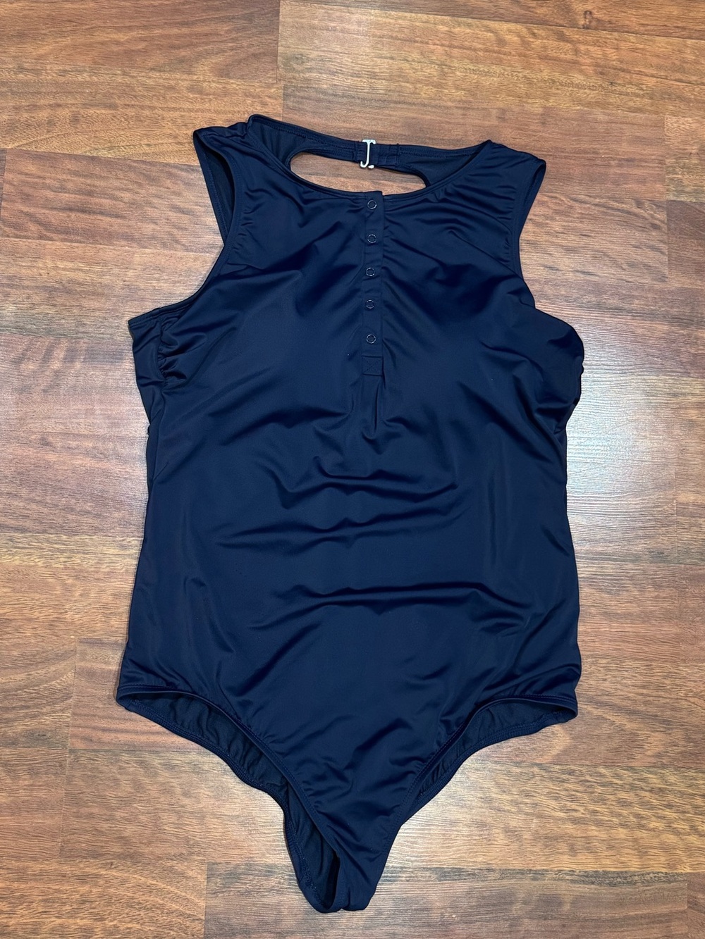 Time and Tru - Navy One-Piece Swim Suit